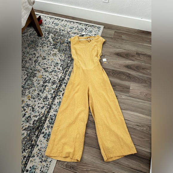 Free People Heatwave Linen jumpsuit NWT - Picture 4 of 6